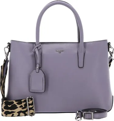 Image de PICARD Cuir sac shopper Universe Shopper Lilac lilas