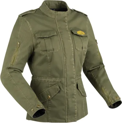 Produktbild von Segura Tabata Damen Motorrad Textiljacke, khaki, 38
