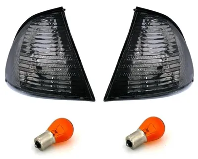 Für BMW 3er E46 4-Türer 1998-2001 Frontblinker Blinker Schwarz LINKS RECHTS in der Farbe Schwarz von Goingfast