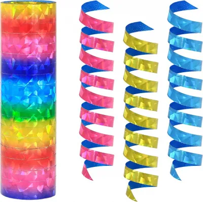 Produktbild von Luftschlangen holografisch bunt