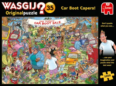 Produktbild von Wasgij Original 35 - Flohmarkt-Chaos! - 1000 Teile, 1000 Stück(e), Comics, 12 Jahr(e)
