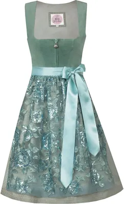Produktbild von MarJo Minidirndl VEITSBRONN mit floral bestickter Schürze