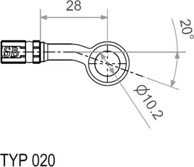 Obrázek produktu pro JMT TYP020 s nerezové kroužkové šroubení 10mm 20