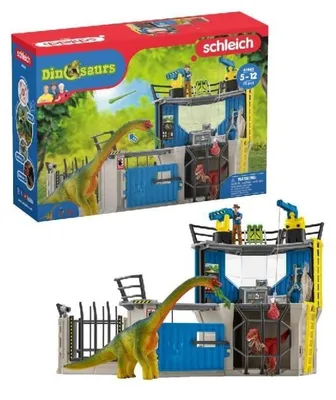 Image de Grande station de recherche sur les dinosaures. Coffret de 72 pièces. Jouets. À partir de 5 ans. Schleich 41462 Dinosaures