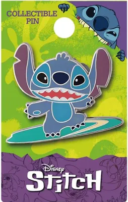 Produktbild von Monogram Int. Lilo & Stitch Ansteck-Pin Surfing Stitch