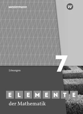 Immagine prodotto di Elemente der Mathematik SI 7. Lösungen. Für das G9 in Nordrhein-Westfalen