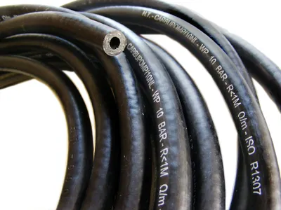 Obrázek produktu pro Tlaková hadice - gumové palivové potrubí DN10 Carbupomp 10bar, opletená šňůra