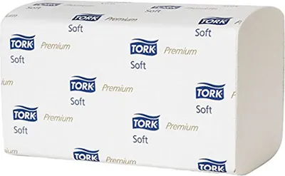 Produktbild von TORK Premium Handtuchpapier 226 x 230 mm weiß Z-Falz 2-lagig 15 x 200 Blatt