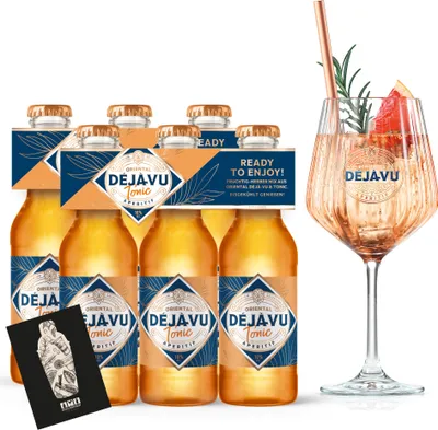 Produktbild von Oriental Deja Vu Tonic Aperitif (10% Vol.) 6x0,2L = 1,2l- [Enthält Sulfite]