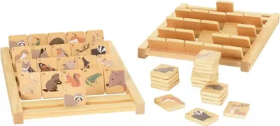 Image de Egmont Toys jeu Qui suis je animaux en bois