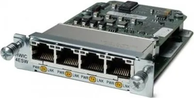 Immagine prodotto di Cisco HWIC-4ESW=, IEEE 802.1D, IEEE 802.1p, IEEE 802.1p, IEEE 802.1Q, IEEE 802.1x, IEEE 802.3, IEEE 802.3af, IEEE 802.3u, IEEE 802., 10/100Mbps, L2, Multi, 1U, cablato