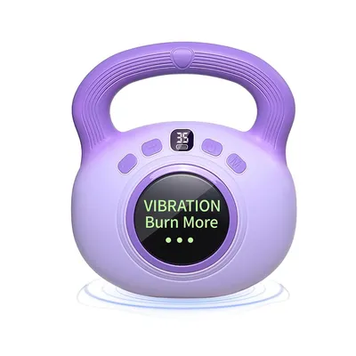 Produktbild von Vibrations Kettlebell 1,4 kg Fitness Trainingsgerät mit Vibrationsfunktion für Muskeltraining, Durchblutung & Heimtraining