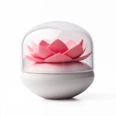 Produktbild von QUALY Ohrstäbchen Wattestäbchen Aufbewahrung Aufbewahrungsbehälter LOTUS
