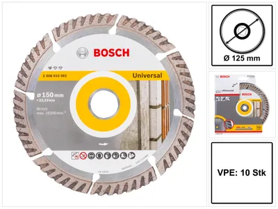Obrázok produktu pre Bosch 10 DIA-TS 150x22,23 Stnd. f. Univ. Speed