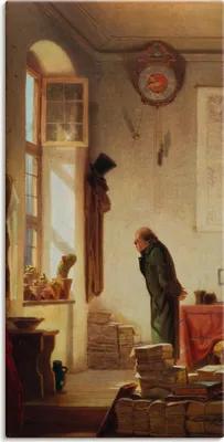 Produktbild von ARTland Leinwandbild Der Kaktusliebhaber. Um 1865 Größe: 20x40 cm