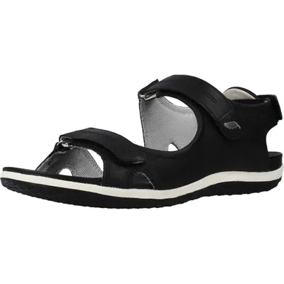 Produktbild von Geox SAND.VEGA Damen Sandalette - Riemchen Sandalen schwarz Freizeit NEU