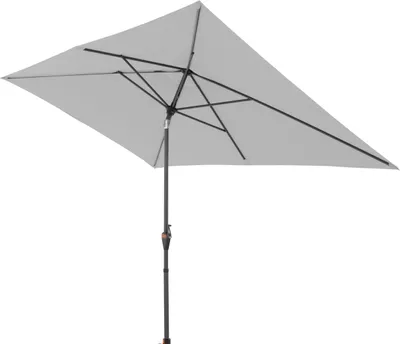 Produktbild von Doppler myZone Mittelmastschirm Auto-Tilt 300 x 200 Sonnenschirm 6 Farben 461465 827 Hellgrau