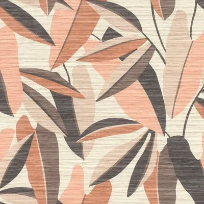 Produktbild von Vliestapete Pflanzentapete Grau Beige Naturoptik 866353 Mustertapete Selection