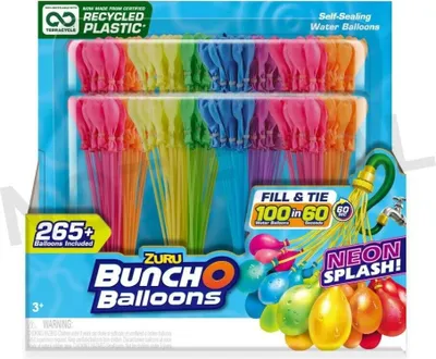 Produktbild von Wasserbomben Bunch O Balloons 7x30x30cm 8 Stück