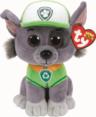 Image de Ty 41212 Chien Rocky - Paw Patrol - 15cm