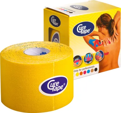 Produktbild von Cure Tape, 5 m x 5 cm, wasserfest, gelb