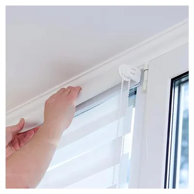 Produktbild von Set aus 2 Rollo-Halterungen 17 mm – Ersatzteile für Fenster, Halterungsset für Verdunkelungsrollläden