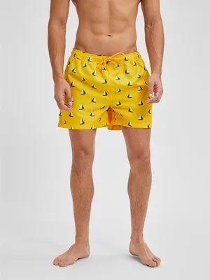 Image de Selected Classic Badeshorts Gelb M Mann Gelb M