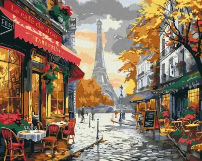 Imagen del producto de Pintura por números - Encanto de París, 40x50 cm