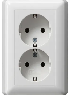 Produktbild von GIRA 078003 - CEE 7/3 - CEE 7/4 - Weiß - 250 V - 16 A - 2,5 cm