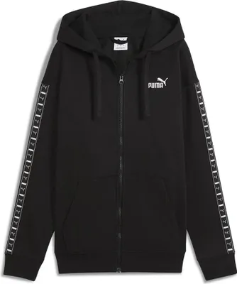 Image de Puma Ess Tape Relaxed Fit Pull zippé noir S Femmes noir S