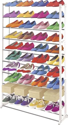 Image de Étagère à chaussures jusqu'à 40 paires de chaussures Étagère pour chaussures Système d'enfichage léger