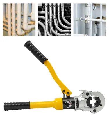 Imagen del producto de Alicate hidráulico para crimpar - Fuerza de crimpado: 8 toneladas - Matrices: 16, 20, 25 y 32 mm