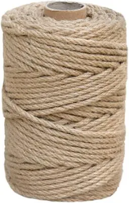 Obrázok produktu pre Juta, konopné vlákno, lano - 5 mm x 30 m, hnedá farba