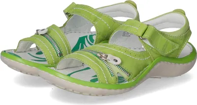 Produktbild von Krisbut Damen Sandalen Grün Glattleder  Größe: 40