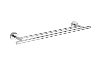 Produktbild von WENKO Badetuch Stange Halter Handtuch Ständer Accessoire Edelstahl BOSIO 60 cm