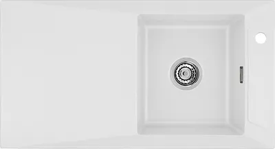 Produktbild von Spüle KeraDomo SIRO 90 SATIN mit Handbetätigung