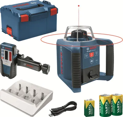 Zdjęcie produktu dla Laser obrotowy GRL 300 HV + LR 1 w L-BOXX