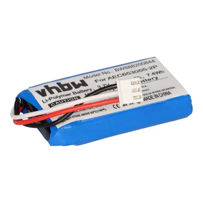 Zdjęcie produktu dla Bateria do głośnika 3,7V 2Ah, kompatybilna z JBL Flip 2 (2013), model AEC653055-2P