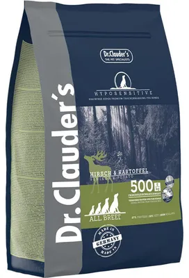 Immagine prodotto di Cibo per cani Dr Clauder's Hyposensitive 3,5 kg | Cervo e patate