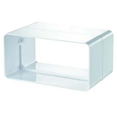 Produktbild von Flachkanalverbinder - 110 x 55 mm - Verbindungsstück - Für Lüftungssysteme - Stecksystem