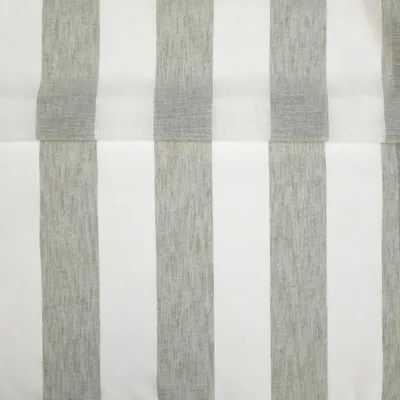 Produktbild von Voile-Stoff mit breiten Streifen und beschwertem Saum