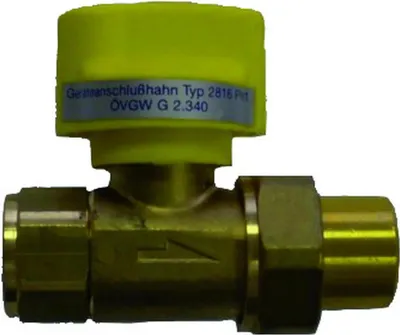 Image de BWT Mondseer Fig. 2816 1/2' m. Poignée papillon. Robinet à boisseau sphérique pour raccordement au gaz, 1 pièce.