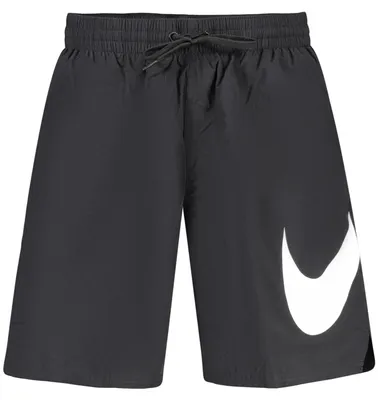 Obrázok produktu pre Čierne pánske plavky typu boxerky: pohodlné, s vreckami a šnúrkou na stiahnutie