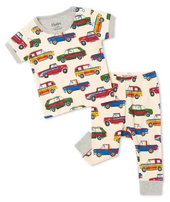 Produktbild von Hatley Baby-Jungen Organic Baumwolle Short Sleeve Pyjama Set Kleinkind-Schlafanzugh
