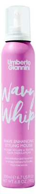 Produktbild von Umberto Giannini, Wavy Whip, Haarstyling-Mousse, voluminisierend und texturierend, Medium, 200 ml