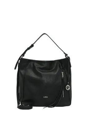 Produktbild von L.CREDI Schultertasche Umhängetasche Jana Hobo Black schwarz