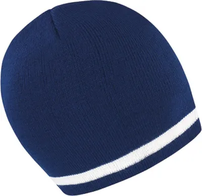 Produktbild von Result Winter Essentials R368X | National Beanie Wintermütze - Farbe: Navy/White - Größe: One Size