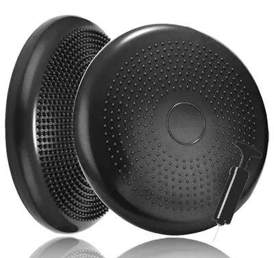 Obrázek produktu pro Balankovací podložka s pumpou, 33 cm, pro posilování a fitness, černá
