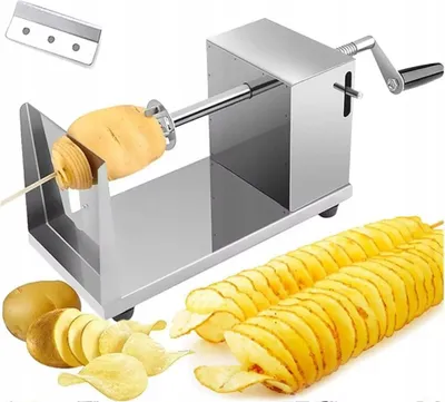 Image de Machine Professionnelle Pour Pommes De Terre Bouclées Sur Bâtonnet
