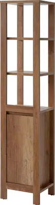 Image de Armoire de salle de bains Meuble de salle de bains Armoire haute Armoire de salle de bains Étagères Étagères